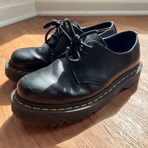 Dr. Martens - 1461 Bex Smooth Leather Oxford Shoes in Black